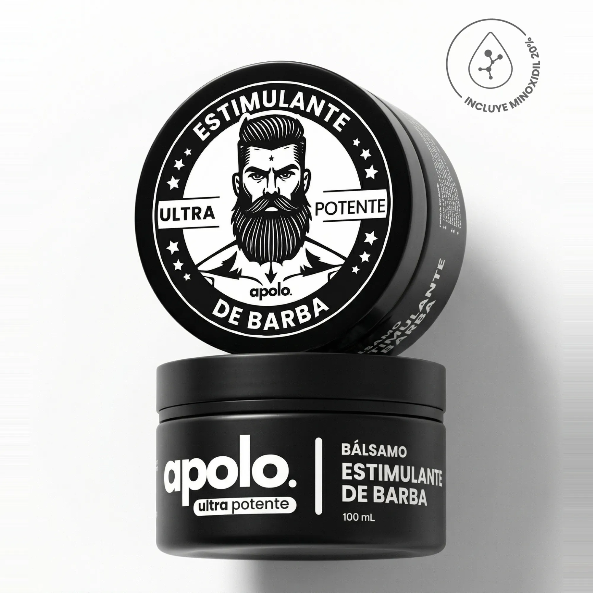 Bálsamo estimulante de barba Apolo