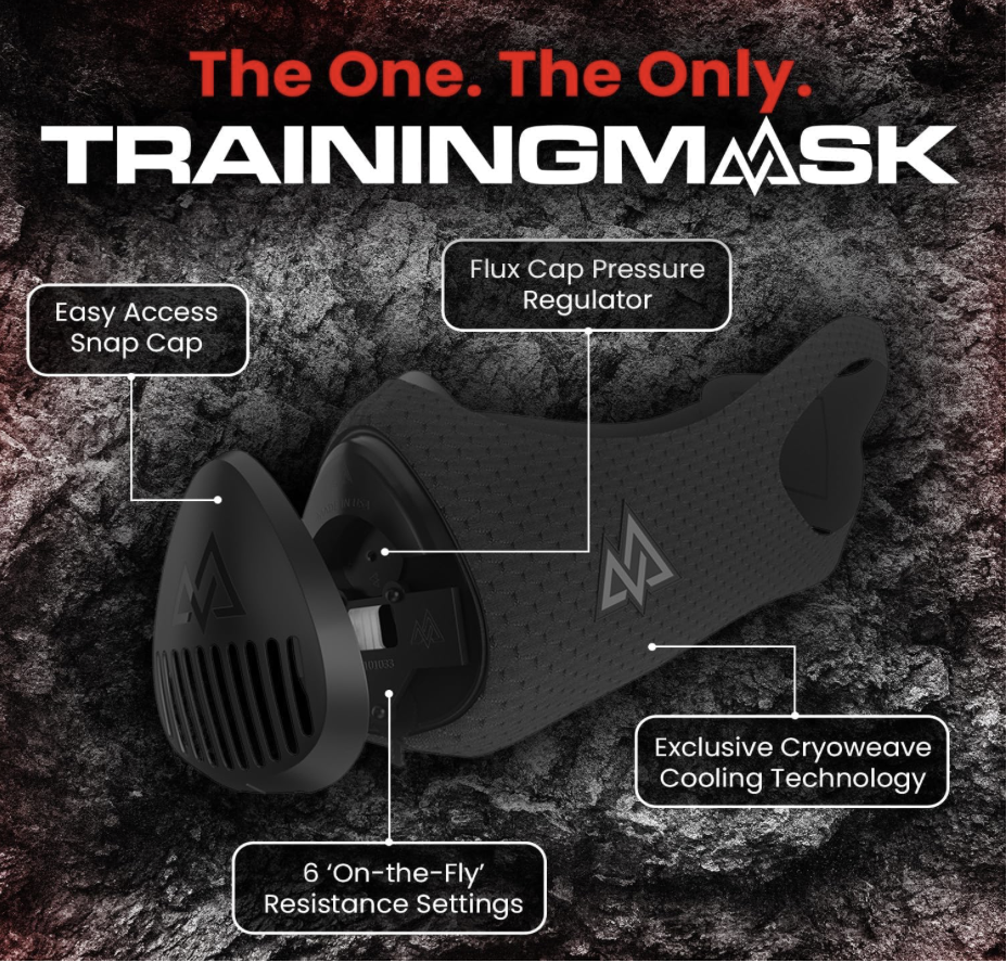 TRAINING MASK 3.0™ – ENTRENA COMO UN PROFESIONAL, RESPIRA COMO UN GUERRERO